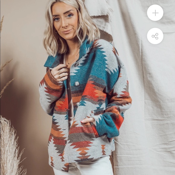 Nwt Shop Stevie Piper Aztec Jacket 